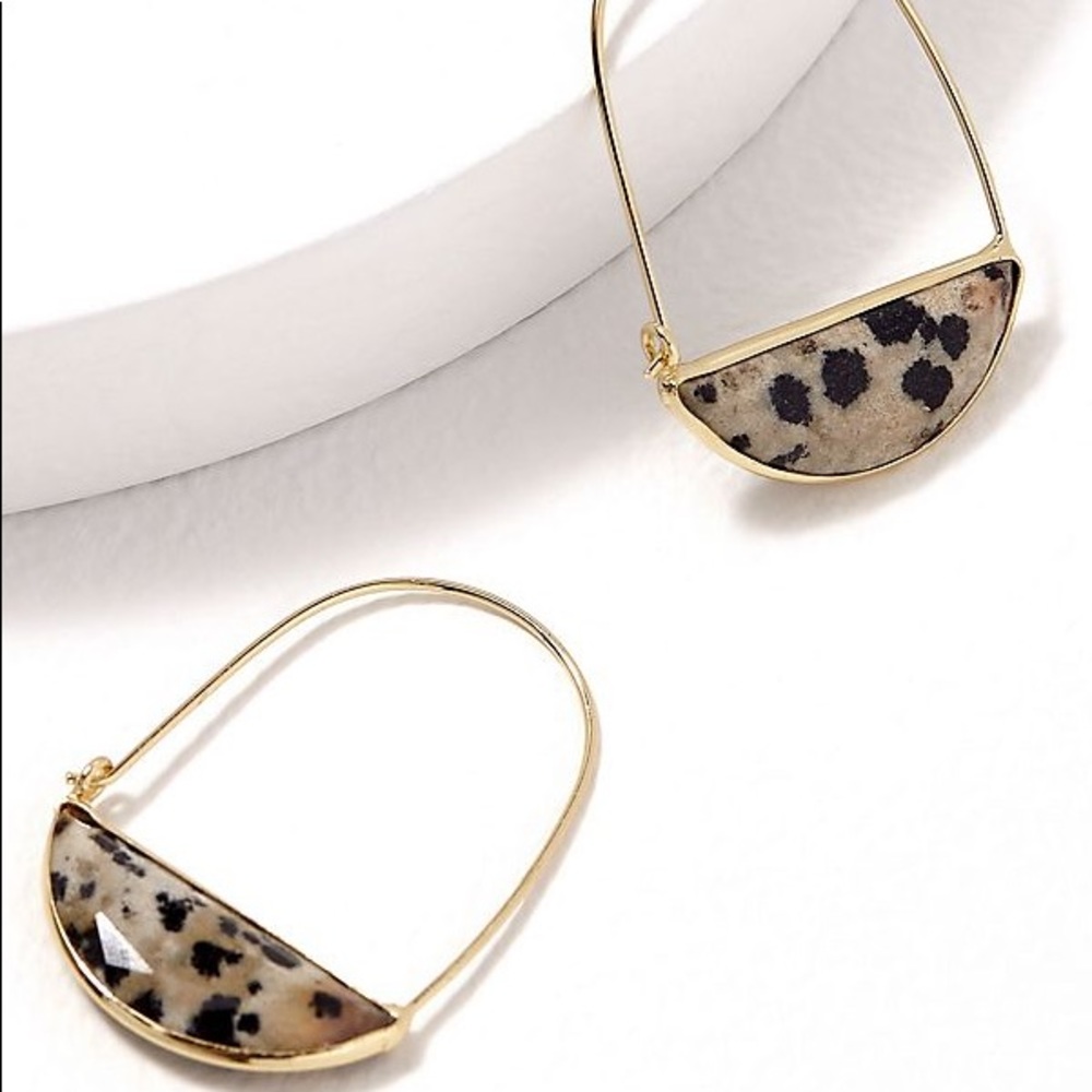 Anthropologie Crescent Earrings NWT